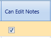 5. Can Edit Notes Checkbox