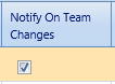 7. Notify on Team Changes Checkbox