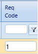 15. Req. Code Field