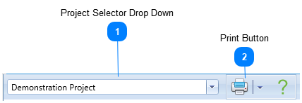 Cost Codes Header Toolbar