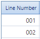 1. Line Number Field