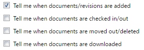 4. Folder Activities Checkboxes