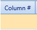1. Column # Field