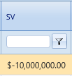 29. Scheduled Variance (SV) Field