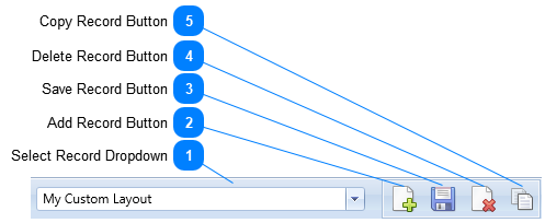 Grid Layout Dialog Header Toolbar