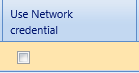 6. Use Network Credential