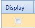 1. Display Checkbox