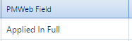 5. PMWeb Field Field