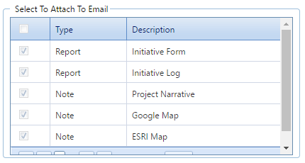 20. Select To Attach To Email Section