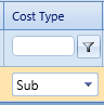 12. Cost Type Field