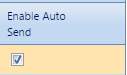 6. Enable Auto Send Checkbox