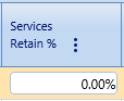 29.  Services Retain % Field