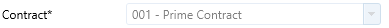2. Contract* Field
