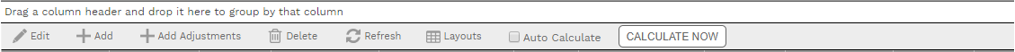 1. ADJUSTMENTS TAB TOOLBAR