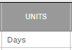 4. Units Field