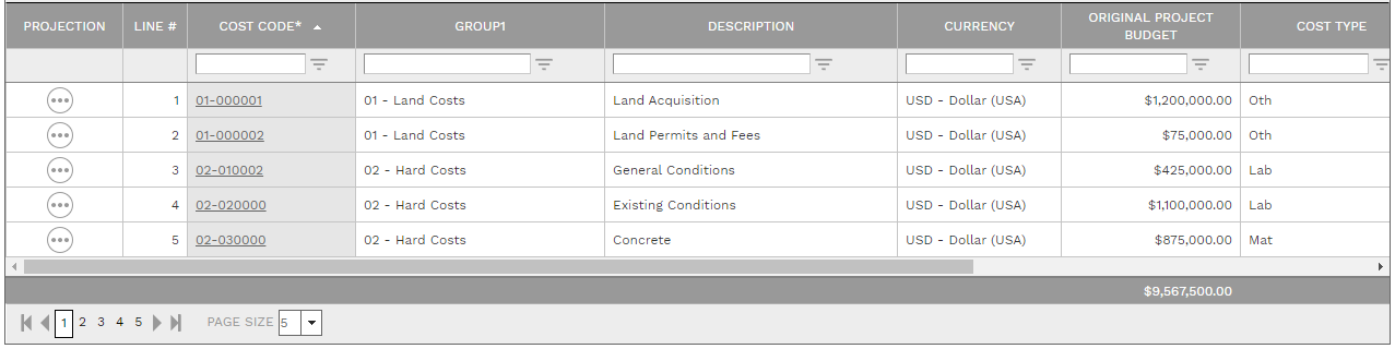 7. DETAILS TABLE