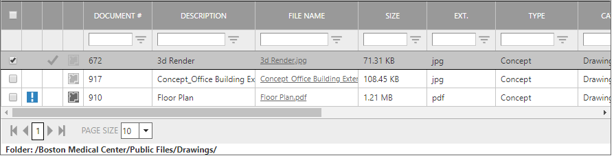 7. FILES TABLE