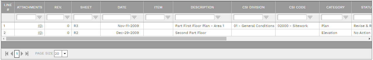 7. DETAILS TABLE