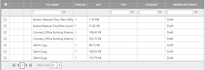 5. FILES TABLE