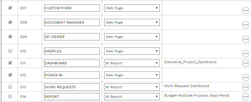 3. USER DEFINED TABS