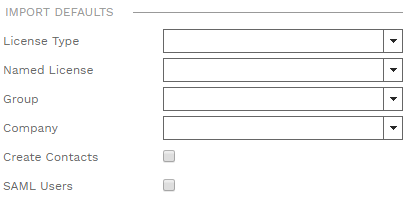 4. IMPORT DEFAULTS SECTION