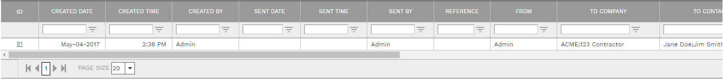 2. NOTIFICATIONS TABLE