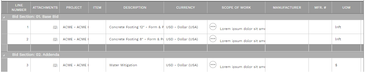 7. DETAILS TABLE