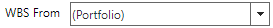 2. WBS FROM DROPDOWN