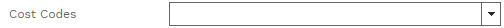 5. Cost Codes Field