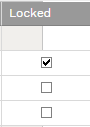 10. LOCKED CHECKBOX