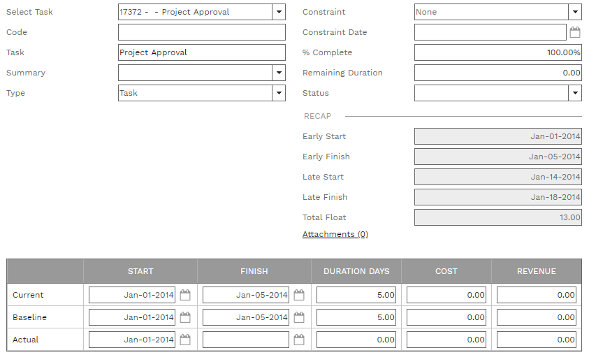 2. DETAILS TAB FIELDS