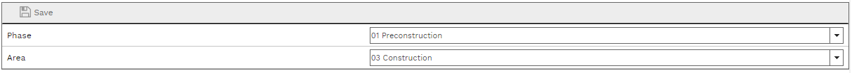 1. PROJECT CODES TABLE