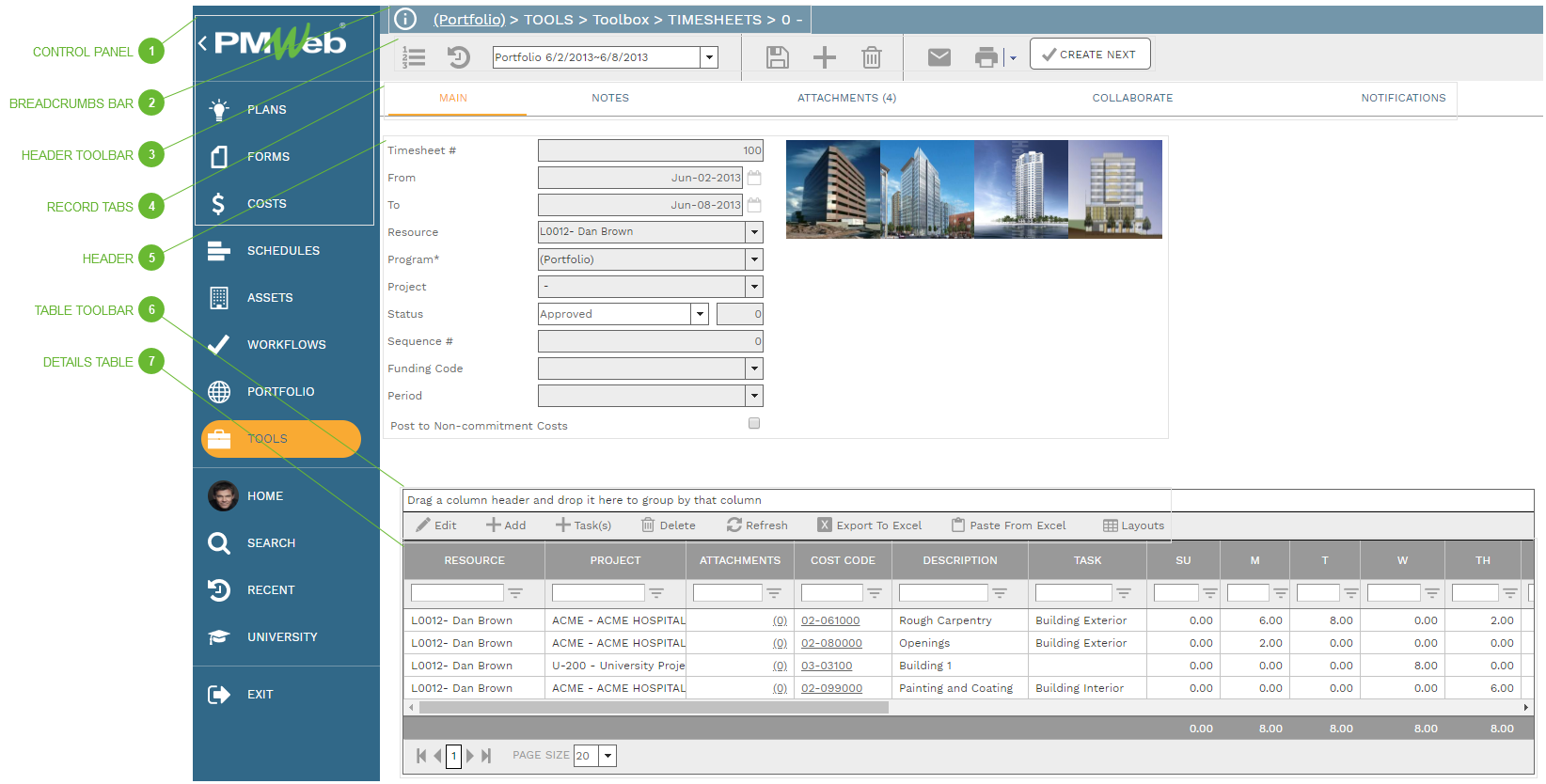 Timesheets