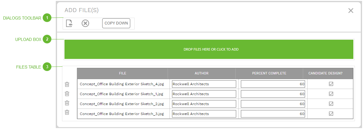 Add Files Dialog