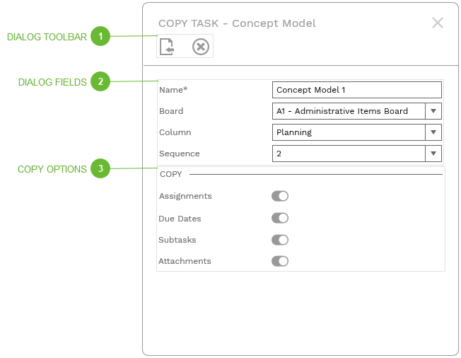 Copy Task Dialog