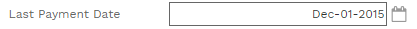 8. Last Payment Date Field