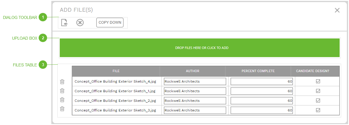 Add Files Dialog