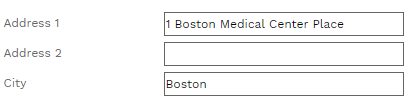 1. Address Fields