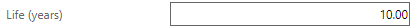 3. Life (years) Field