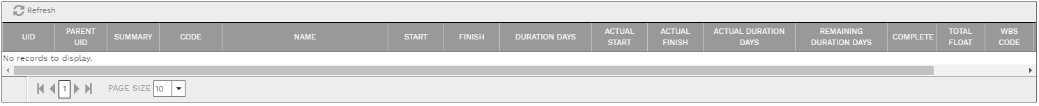 7. TASKS TABLE