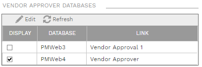 2. VENDOR APPROVER SECTION