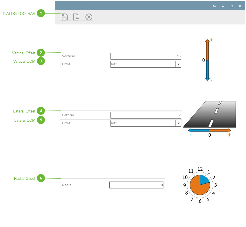 Offset Dialog