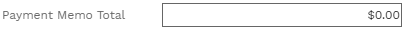 3. MEMO TOTAL FIELD