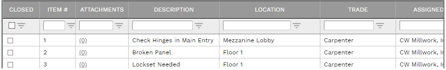 7. DETAILS TABLE