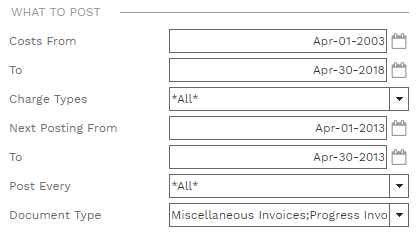 1. WHAT TO POST SECTION