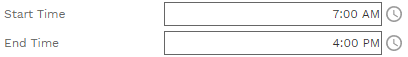 4. SCHEDULER START FINISH FIELDS