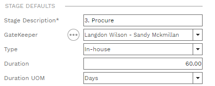 3. STAGE DEFAULTS SECTION