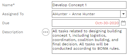 3. TASK FIELDS