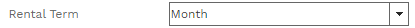 12. Rental Term Field