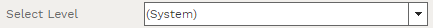 1. SELECT LEVEL DROPDOWN